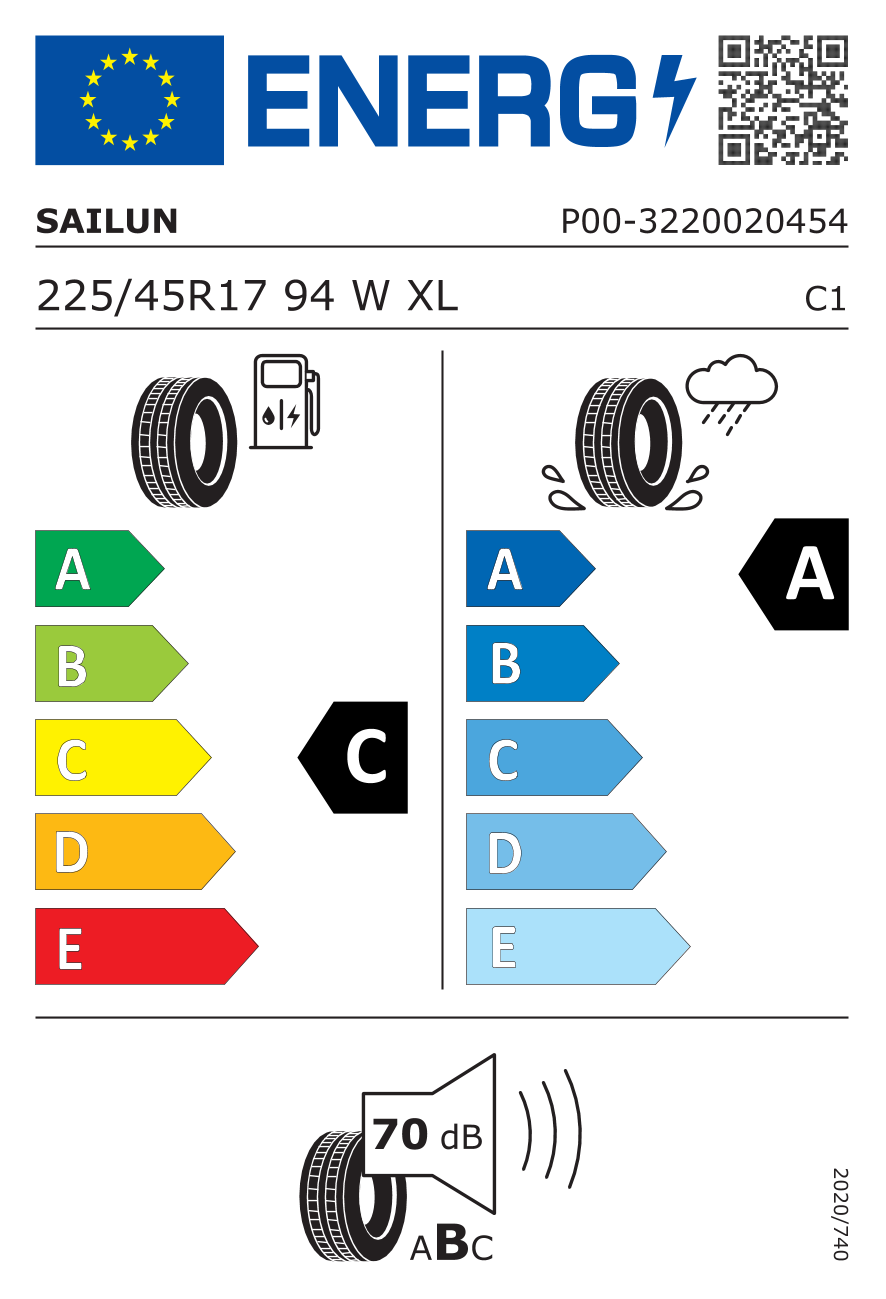 225/45R17 - Sailun Atrezzo ELITE2 - Sumardekk - Image 2